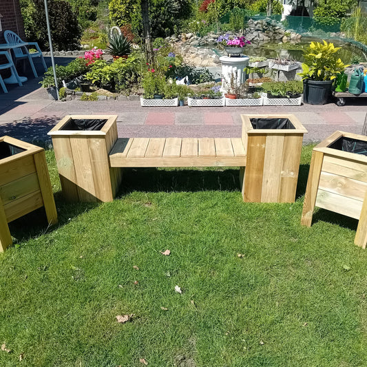 Combideal plantenbank en 2 plantenbakken