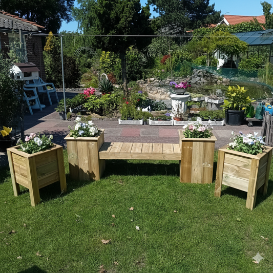 Combideal plantenbank en 2 plantenbakken
